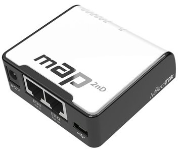 MikroTik mAP (RBmAP2nD) 2.4GHz Wi-Fi точка доступу з 2-портами Ethernet для домашнього використання 23775 фото