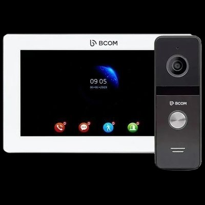 BCOM BD-770FHD White Kit Комплект відеодомофона 32728 фото