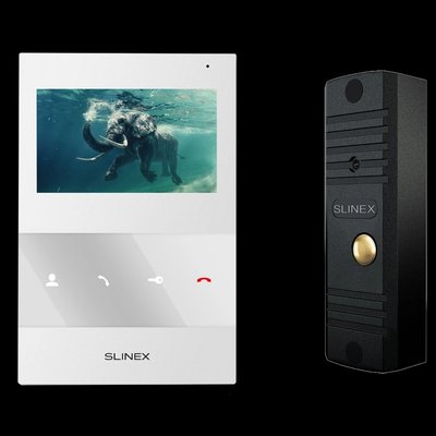 Slinex SQ-04M(White) + ML-16НR(Black) Комплект домофонії 30250 фото