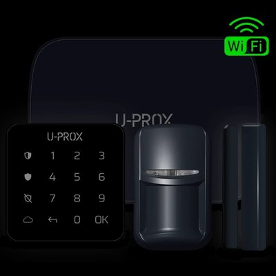 U-Prox MP WiFi kit Black Комплект бездротової охоронної сигналізації 29682 фото