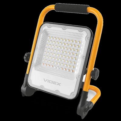 VIDEX PREMIUMVL-F2A-505 LED прожектор акумуляторний 50W 5000K 220V 30608 фото