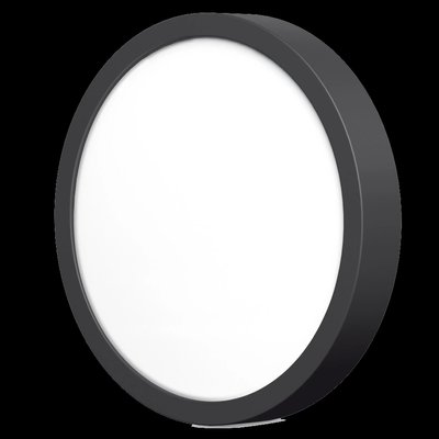 VIDEX 18W 5000K Black LED світильник круглий накладний 32103 фото