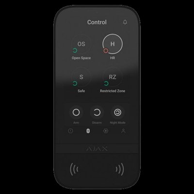 Ajax KeyPad TouchScreen (8EU) black Клавіатура 32489 фото