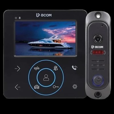 BCOM BD-480M Black Kit Комплект відеодомофона 32721 фото