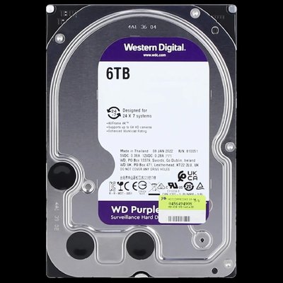Western Digital WD Purple Surveillance WD63PURU жорсткий диск 31637 фото
