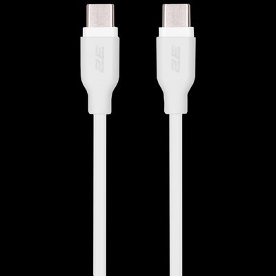 2E Type-C Glow USB-C > USB-C Кабель заряджання/синхронізації 1м 60Вт білий 33101 фото