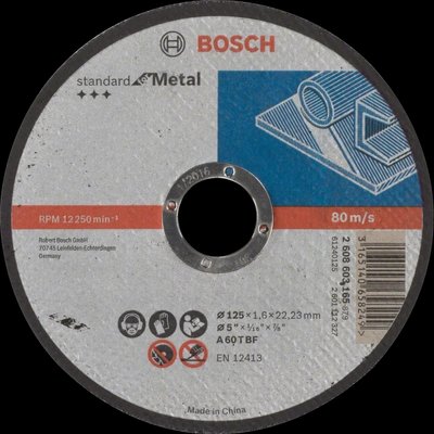 Bosch Standard for Metal 125x1.6x22.23 Відрізний круг по металу 30369 фото