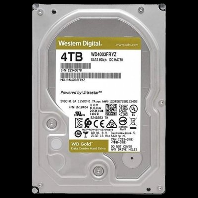 Western Digital (WD4003FRYZ) Жорсткий диск 3.5" 4TB 32233 фото